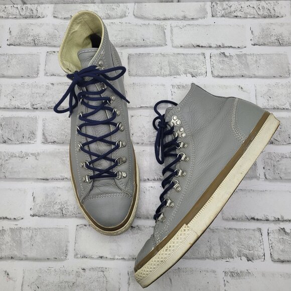 Converse Chuck Taylor AS Hiker Hi Phaeton Grey Leather US Mens 11 Women's 13 - Picture 1 of 7